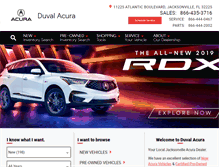 Tablet Screenshot of duvalacura.com